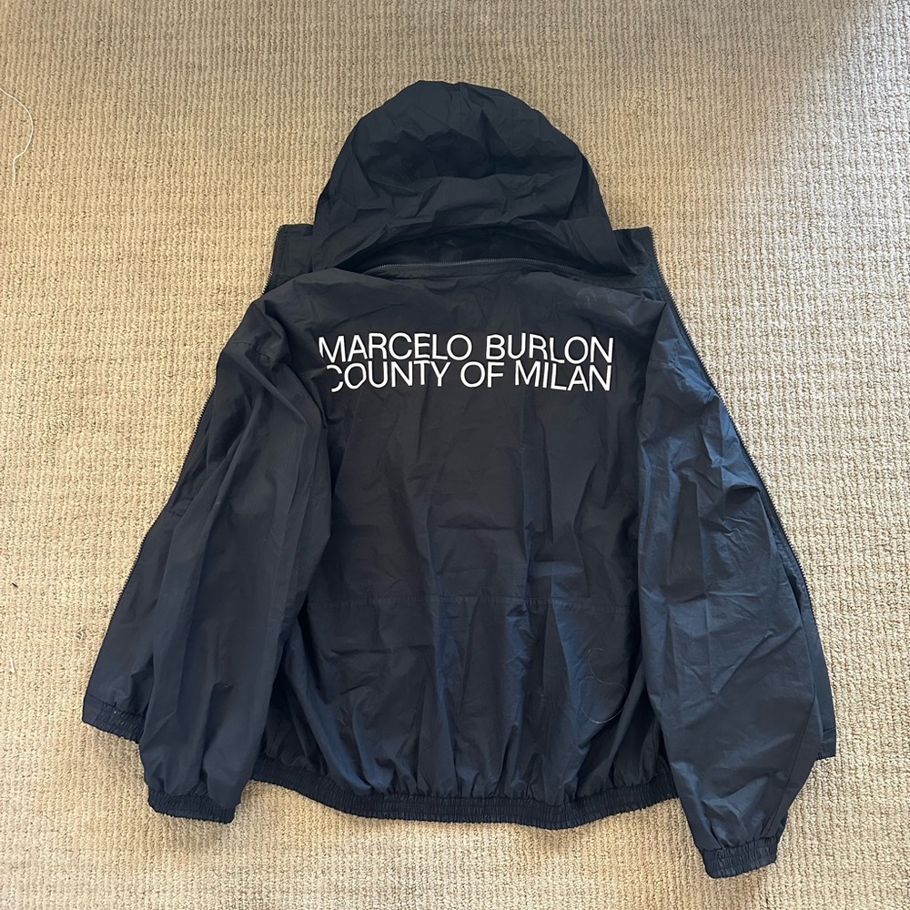Marcelo Burlon county of Milan zip up windbreaker